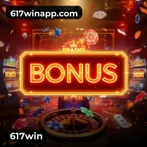 617win bônus R$5.000 + 500 giros - Rollover 35x, prazo 30 dias, 38% taxa conversão